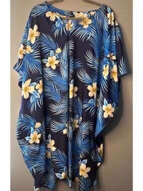 Creations Free Size Floral Kimono Cover Up Boho Lightweight Beach Duster pool